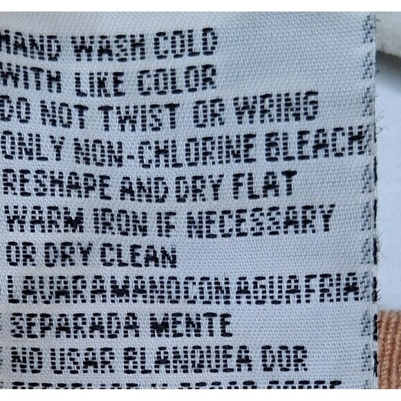 Bice Sweater Set Silk Blend Camel Colored Size L - Picture 10 of 10